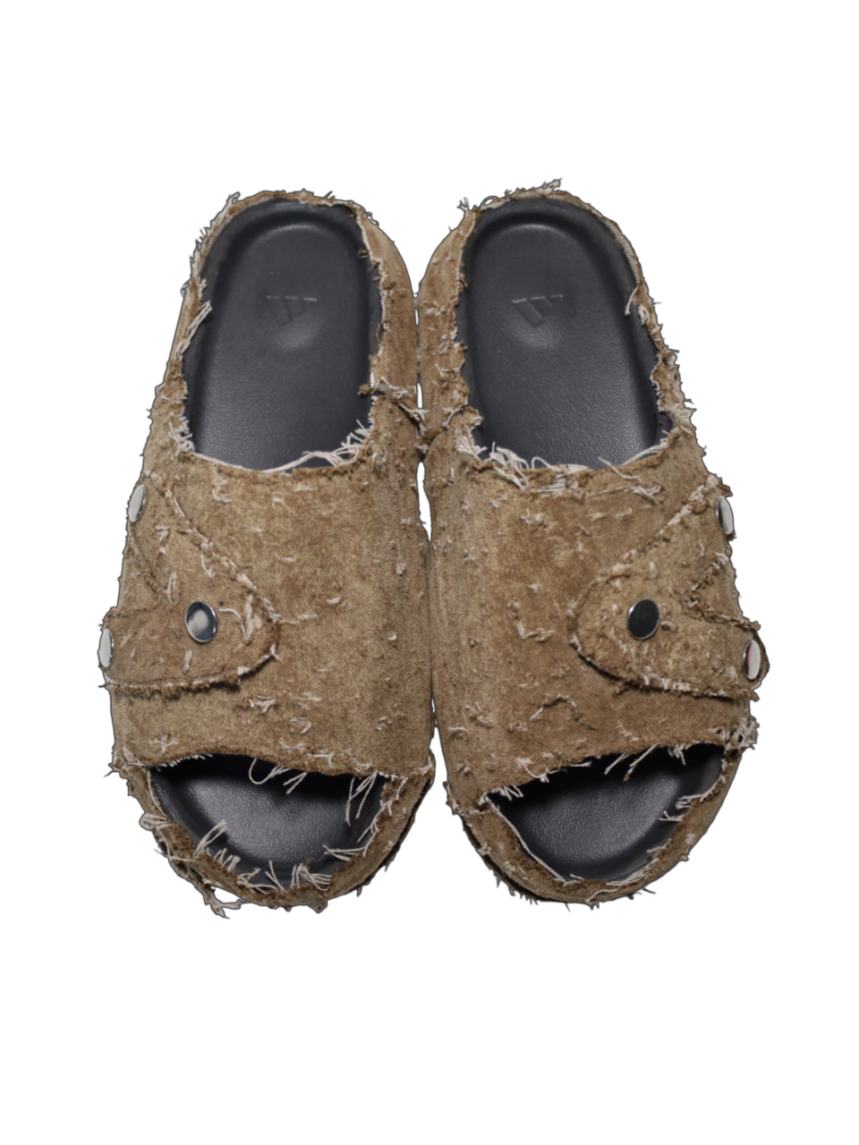 1/1 #Λ YZY BEIGE DENIM SLIDES (11US)