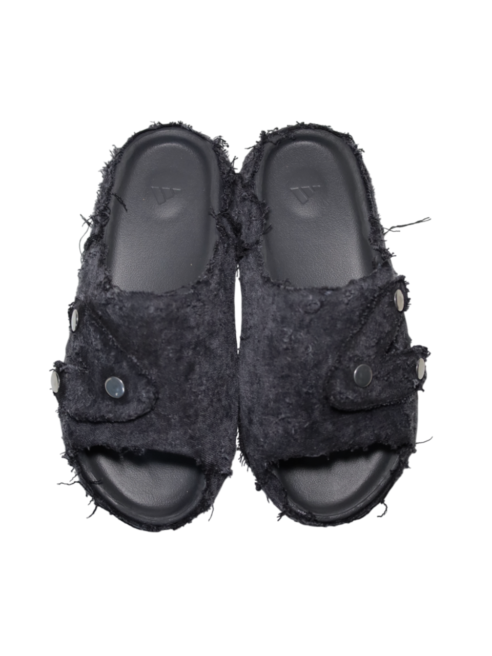 1/1 #Λ YZY BLACK DENIM SLIDES (11US)
