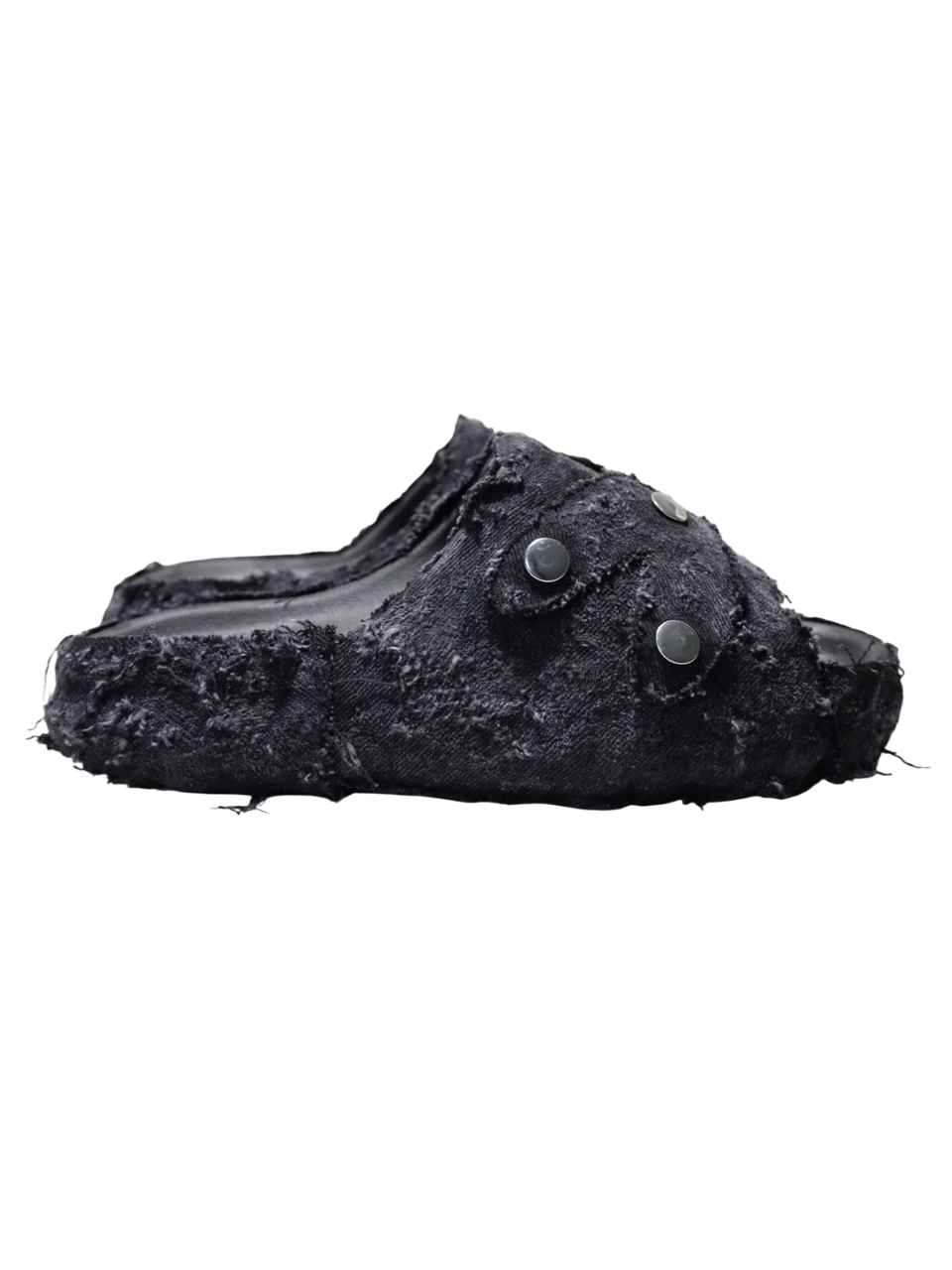 1/1 #Λ YZY BLACK DENIM SLIDES (11US)