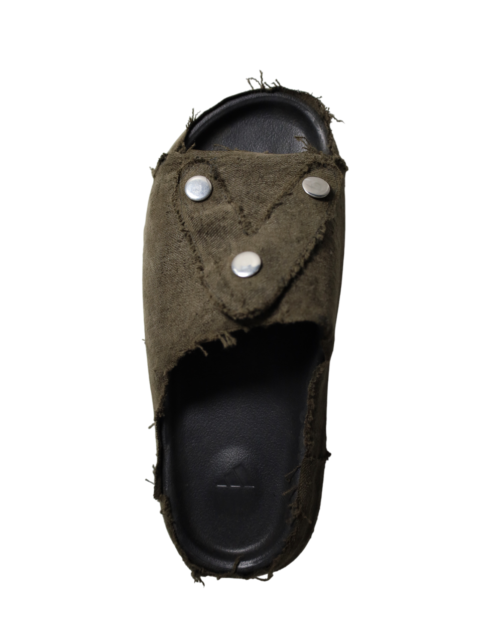 1/1 #Λ YZY ARMY GREEN DENIM SLIDES (10US)