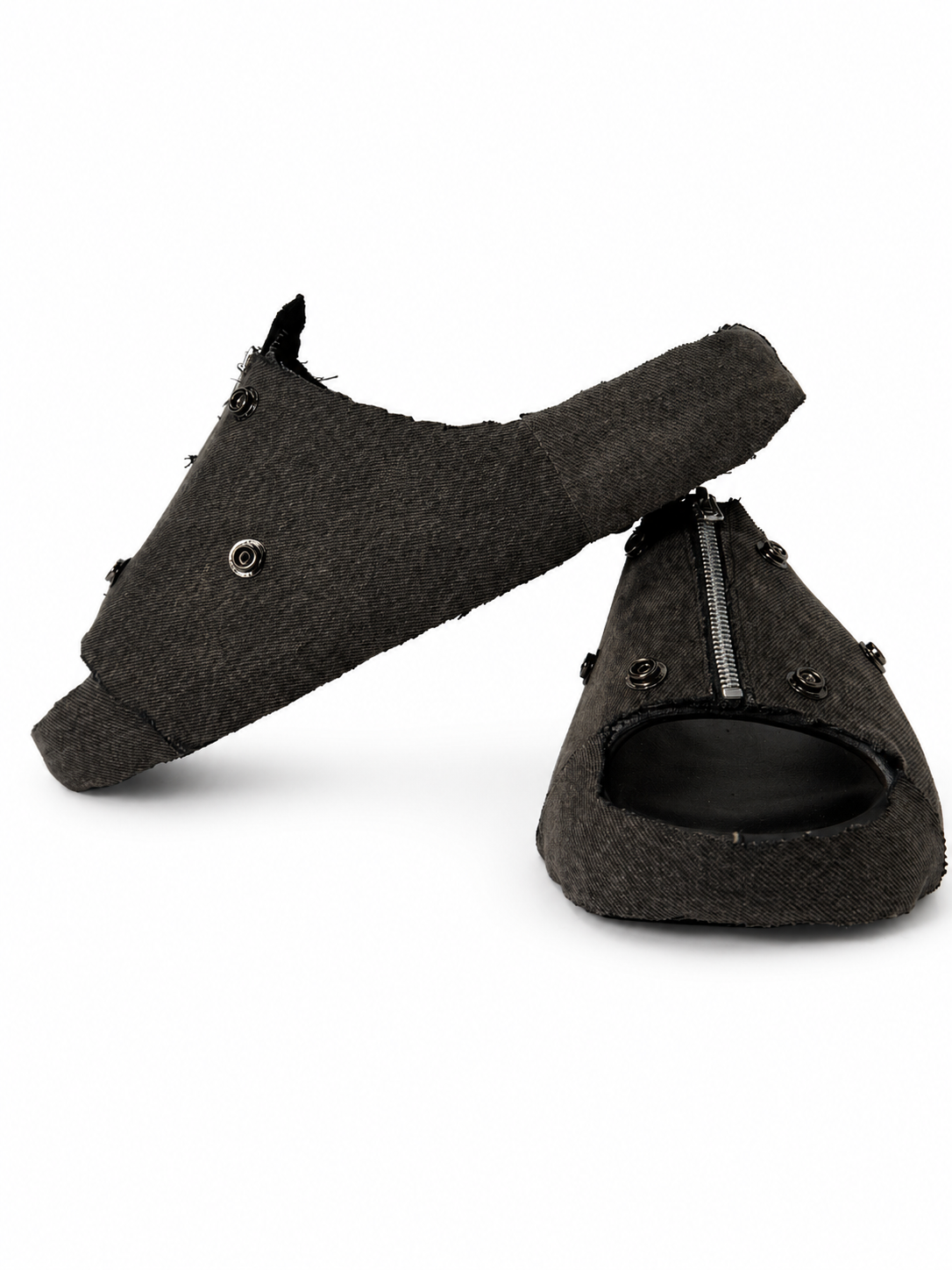 (12US) Altered #Λ007 YZY Marron Denim Slides