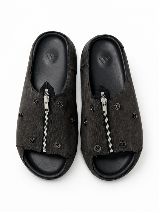 (12US) Altered #Λ007 YZY Marron Denim Slides
