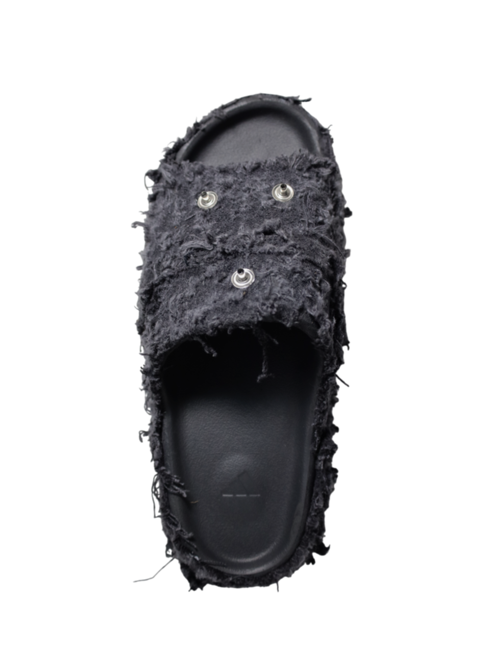 1/1 #Λ YZY BLACK DENIM SLIDES (13US)