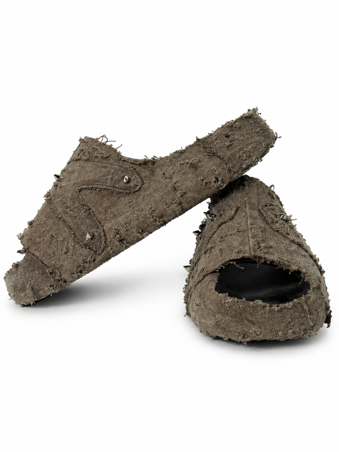 (11US) Altered #Λ001 YZY Onyx Denim Slides