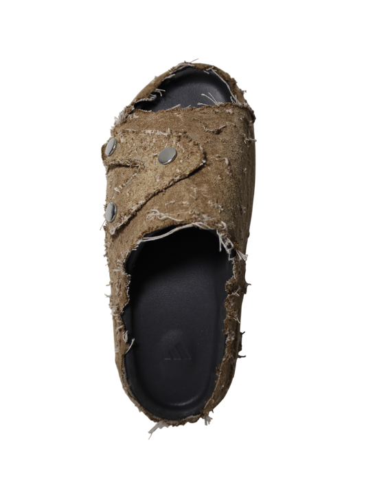 1/1 #Λ YZY BEIGE DENIM SLIDES (11US)