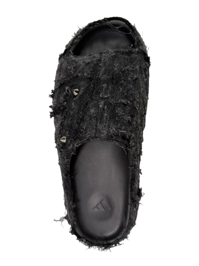 1/1 #Λ YZY BLK DENIM SLIDES (12US)