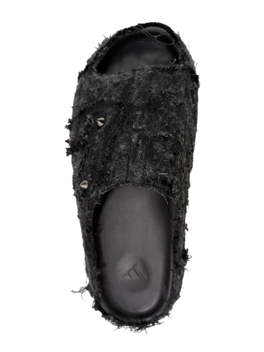1/1 #Λ YZY BLK DENIM SLIDES (12US)