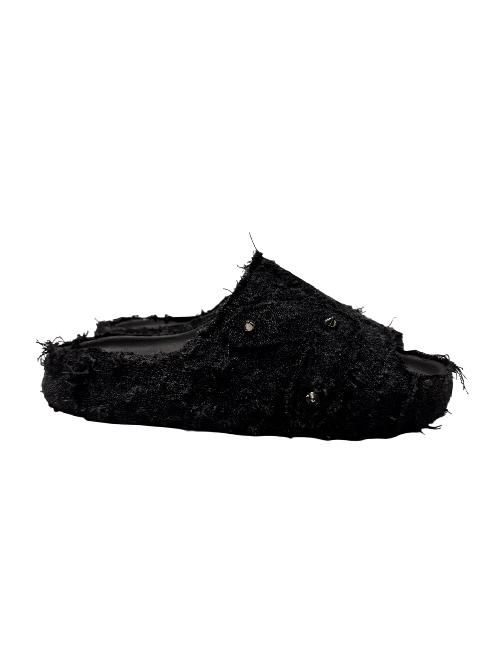 1/1 #Λ YZY BLK DENIM SLIDES (12US)