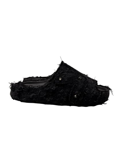 1/1 #Λ YZY BLK DENIM SLIDES (12US)